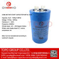 ac motor start capacitor with blue case double fast on 400 mfd 330 vac